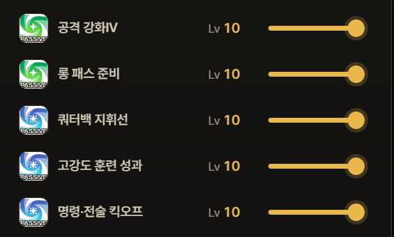 패시브 레벨